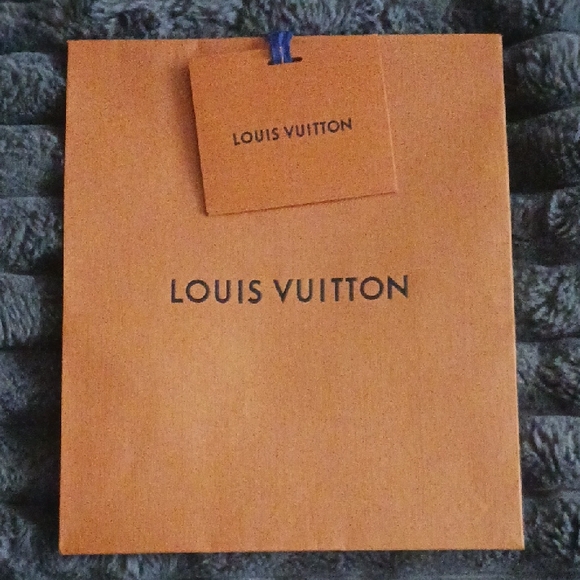 Louis Vuitton Handbags - Louis Vuitton Bold Orange Gift Bag with Blue Accent